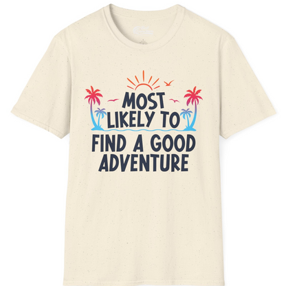 Tropical Adventure Shirt T-Shirt – Natural – Best Cruise Shirts
