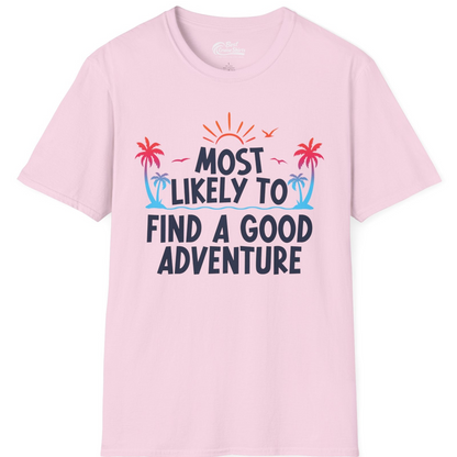 Tropical Adventure Shirt T-Shirt – Light Pink – Best Cruise Shirts