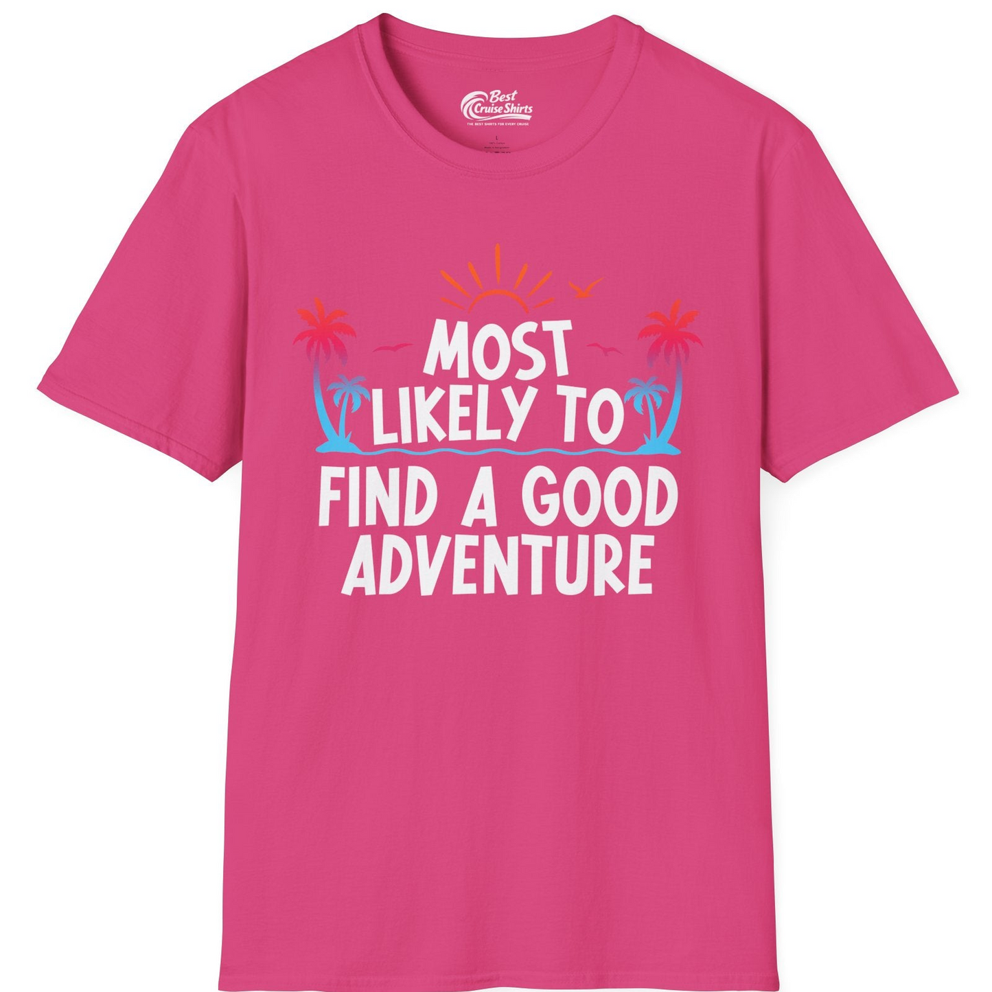 Tropical Adventure Shirt T-Shirt – Heliconia – Best Cruise Shirts