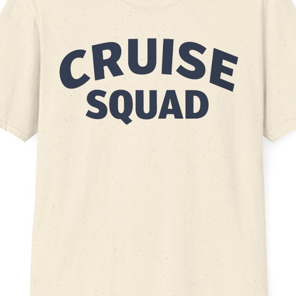 Cruise Squad Shirt T-Shirt – Natural – Best Cruise Shirts Close Up