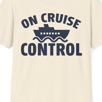 On Cruise Control Shirt T-Shirt – Natural – Best Cruise Shirts Close Up