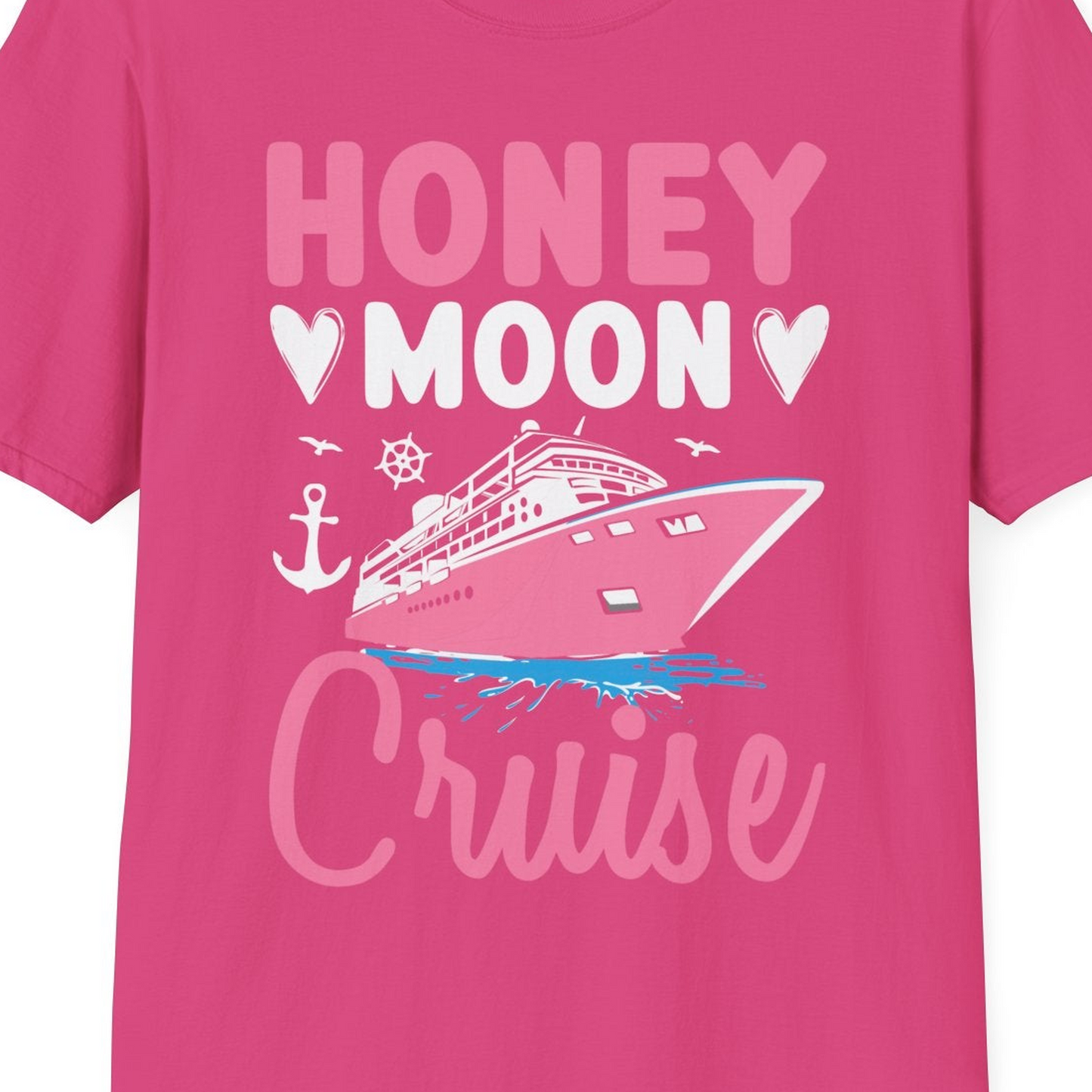 Honeymoon Cruise Shirt T-Shirt – Heliconia – Best Cruise Shirts Close Up