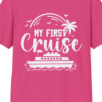 My First Cruise Shirt T-Shirt – Heliconia – Best Cruise Shirts Close Up