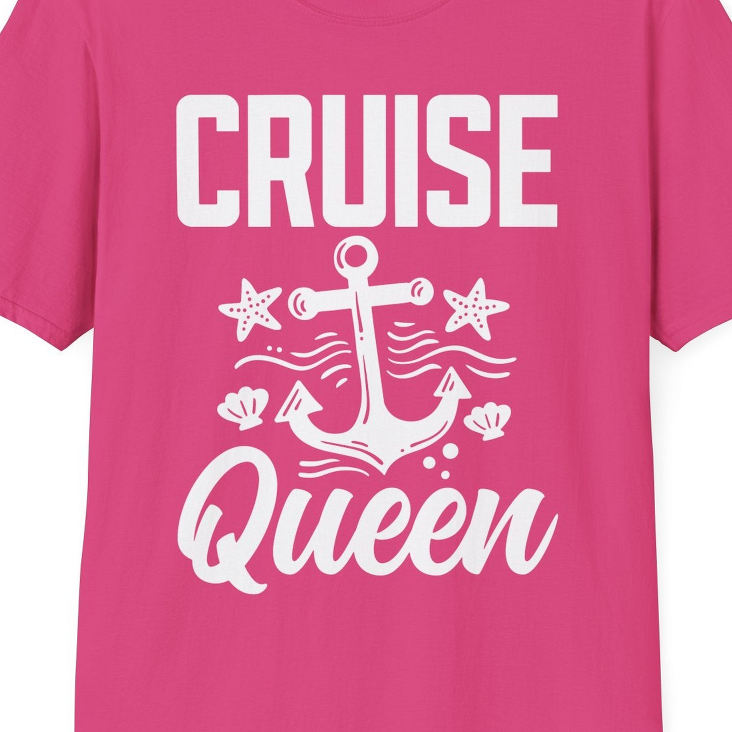 Cruise Queen Shirt T-Shirt – Heliconia – Best Cruise Shirts Close Up