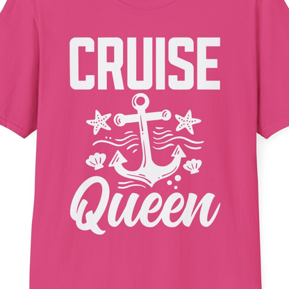 Cruise Queen Shirt T-Shirt – Heliconia – Best Cruise Shirts Close Up