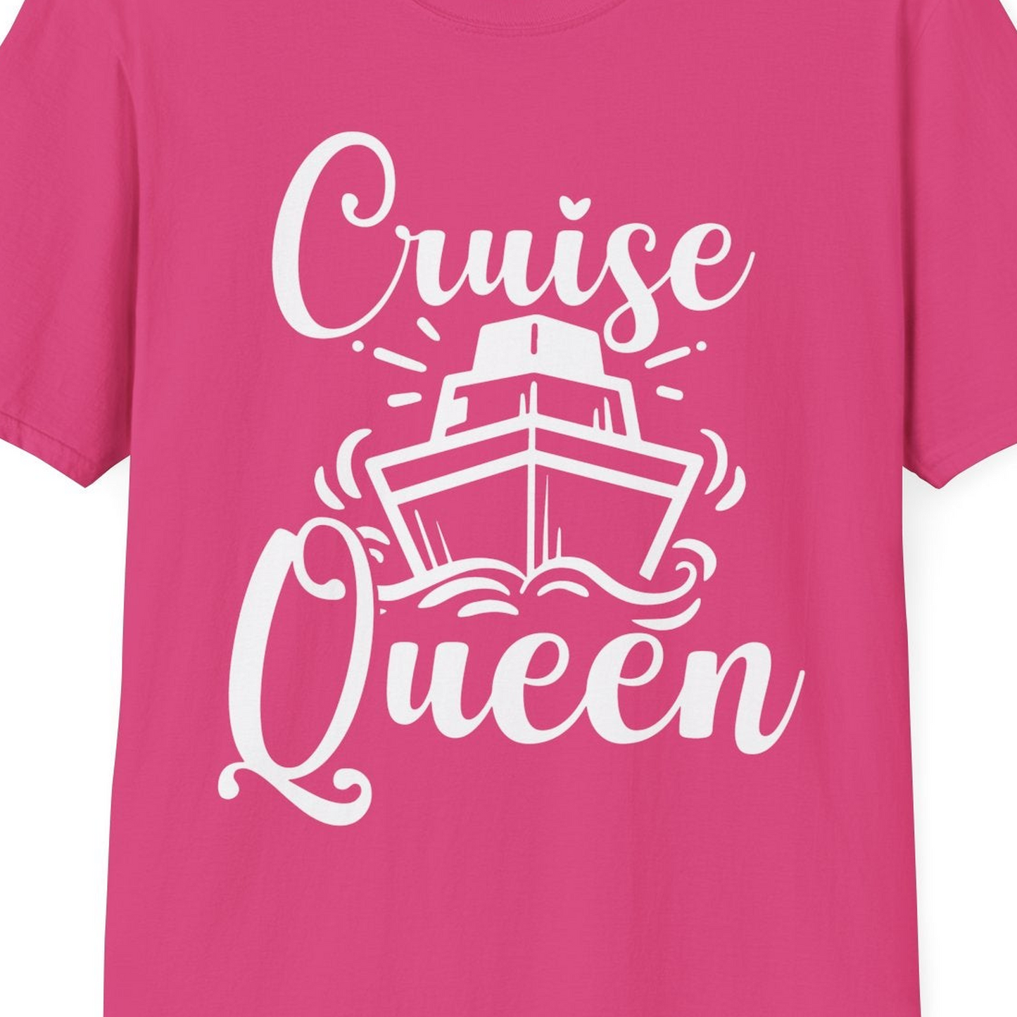 Cruise Queen Shirt T-Shirt – Heliconia – Best Cruise Shirts Close Up
