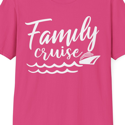 Family Cruise Shirt T-Shirt – Heliconia – Best Cruise Shirts Close Up