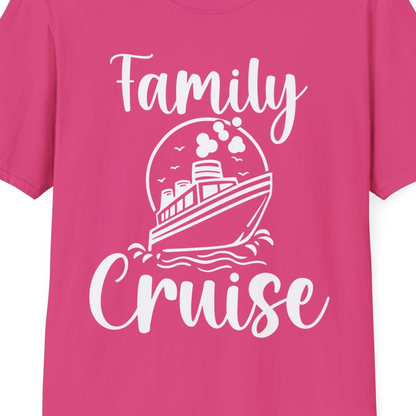 Family Cruise Shirt T-Shirt – Heliconia – Best Cruise Shirts Close Up